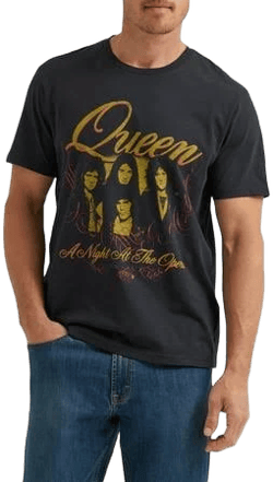Wrangler Men's Queen Graphic Band Tee