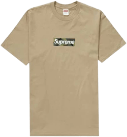 Supreme Box Logo Tee (FW23) Khaki S