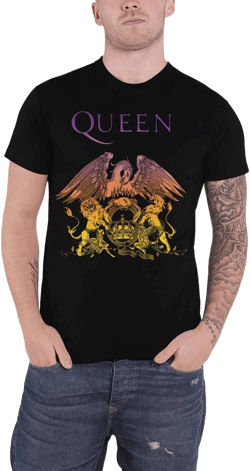 Queen Men's Gradient Crest T-Shirt