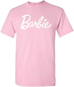 Barbie Pink Barbie Girl Logo T Shirt