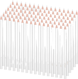 Sabary 96 Pcs White Fabric Pencils for Sewing White Colored Chalk Pencils Water Soluble Tailors Chalk for Fabric Wipe Quilting Pens Sewing Washable Marking Pen for Wedding Bridal Shower Games