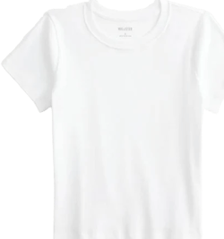 Hollister Women's Seamless Longline Crew Baby Tee