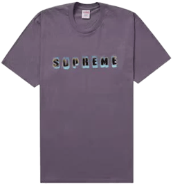 Supreme Stencil Tee Dusty Purple