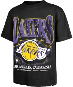 '47 Brand Men's Los Angeles Lakers Champions Flashbulb Foundation T-Shirt