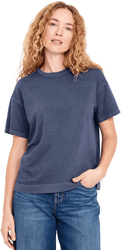Old Navy Women's Vintage Crew-Neck T-Shirt