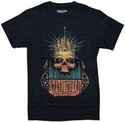 Soundgarden Men's Skull & Forest Crewneck T-Shirt