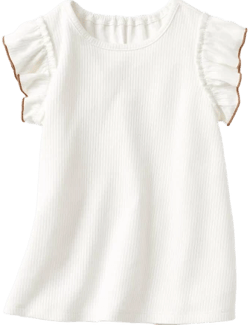 UNIQLO Baby Dry Frilled Sleeve T-Shirt