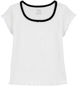Carter's Kid Girls Pointelle Baby Tee