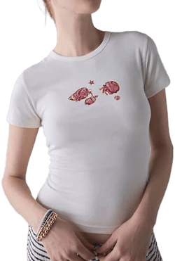 Urban Outfitters Fish Friends Graphic Baby Tee