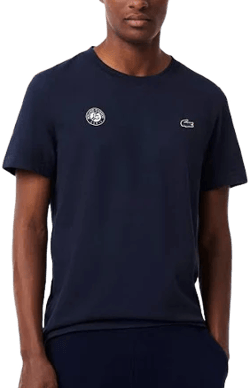 Lacoste Men's Roland-Garros Edition Ultra Dry Tennis T-Shirt