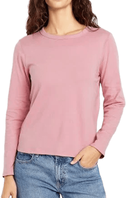 Old Navy Women's Everywear Long-Sleeve T-Shirt