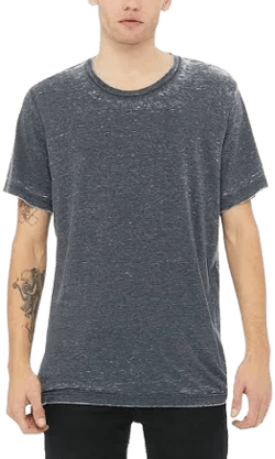 Bella + Canvas Mens Unisex Poly-Cotton Short-Sleeve T-Shirt