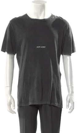 Logo Cotton T-Shirt - Saint Laurent - Man