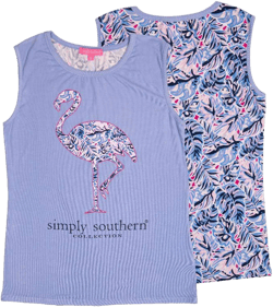 Simply Southern Women's Leaf Tank Top