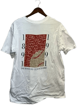 Hanes Shirts Vintage Roland Garros Paris French Open Tennis Tournament Century 1991 Tee