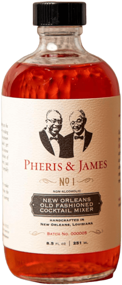 Pheris & James Classic New Orleans Old Fashioned Mix - Create Delicious Cocktails - Smooth and Balanced Mix for Your Favorite Bourbon, Rye Whiskey, Brandy or Rum - 8.5 oz
