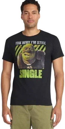 Shrek Graphic Tee with Short Sleeves