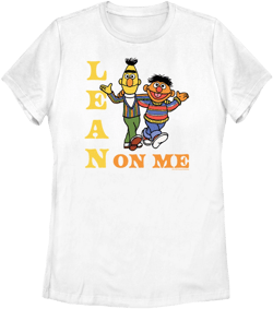 Sesame Street Bert and Ernie Lean On Me Graphic T-Shirt
