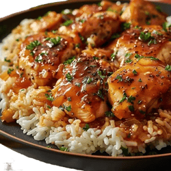 Smothered Chicken & Rice - Comforting One-Pot Dinner Recipe (Printable PDF Download)