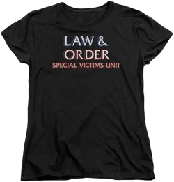 Trevco Law and Order Svu Logo Womens T Shirt