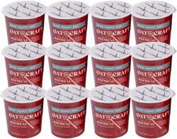 Oatcraft Premium Handcrafted Instant Oatmeal with Toasted Granola Clusters Variety Pack Cups (12 pack, Maple, Walnut, Date) Maple Walnut Date 12 pack