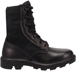 Mcrae Hot Weather Black Leather/cordura Tropical Vibram Panama Boots
