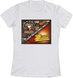 ZZ Top Women's Sharp Dressed Simple Man Tour T-Shirt