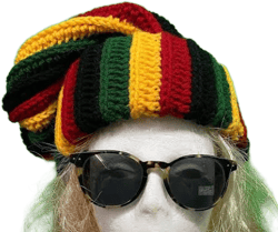 Oversized Rasta Crochet Dreadlock Hat
