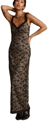 12th Tribe Women's Lace Maxi Dress