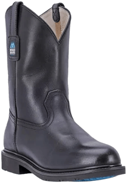 McRae Men's Leather 11" Pull-On Work Boots