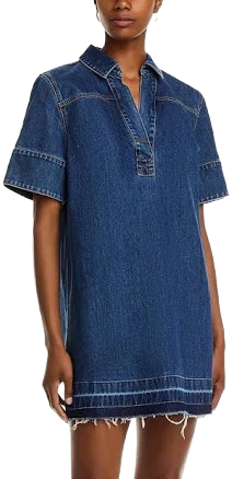Veronica Beard Women's Felice Released Hem Denim Dress