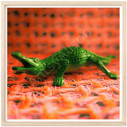 Miniature Alligator Portrait Digital Download Art Print