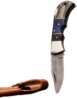 Midnight Wave Handmade Folding Knife PKY77