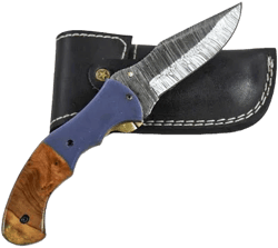 Battling Blades Damascus Steel Folding Knife