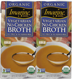 Imagine Organic No Chicken Broth, 32 oz, 2 pk