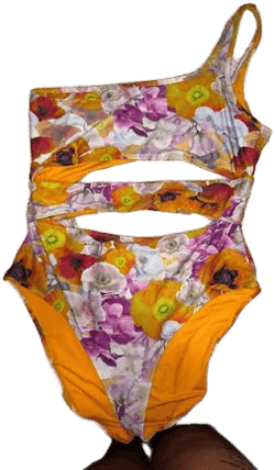 Aerie Swim Floral One Piece Bathing Suit