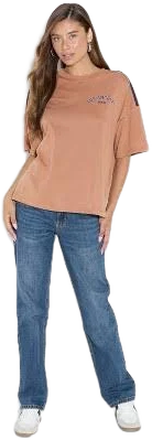 Vinyl Threads Women's LA Oversized Graphic T-Shirt