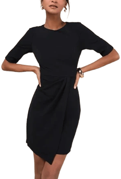 Lulus Exclusive Half Sleeve Sheath Dress