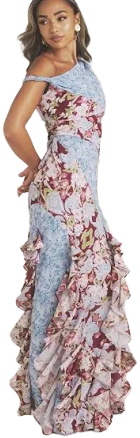 Floral Ruffle Dress