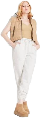 Women's High-Rise Slim Fit Joggers Wild Fable