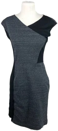 Tailour Size 8 Medium Sheath Dress Sleeveless Dark Academia Art Deco