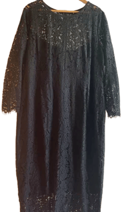 No Label Black Lace Dress