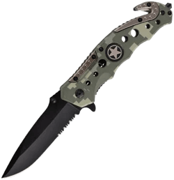 Everyday Carry Knives with Rugged Rubber Handle