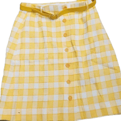 Vintage Glenbrooke Checkered Plaid Preppy School Girl Skirt