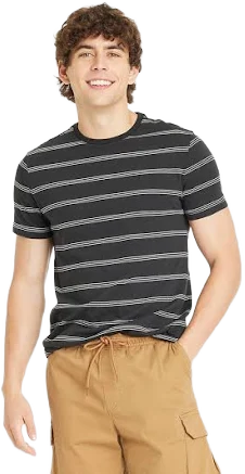 Goodfellow & Co Men's Striped Novelty T-Shirt