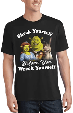Shrek Yourself Graphic Tee Shirt