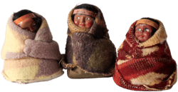 vintage Skookum style doll collection