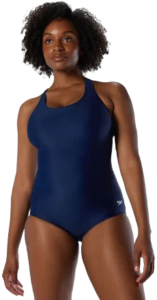 Speedo Women's Moderate Ultraback Long Torso One Piece Swimsuit
