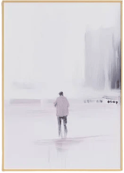 Minimalist Urban Man Art Print