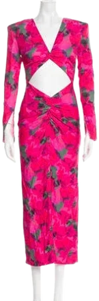 Floral Print Long Dress